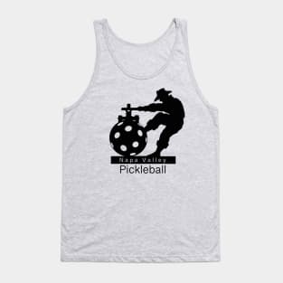 Napa Valley Pickleball (front only) Tank Top